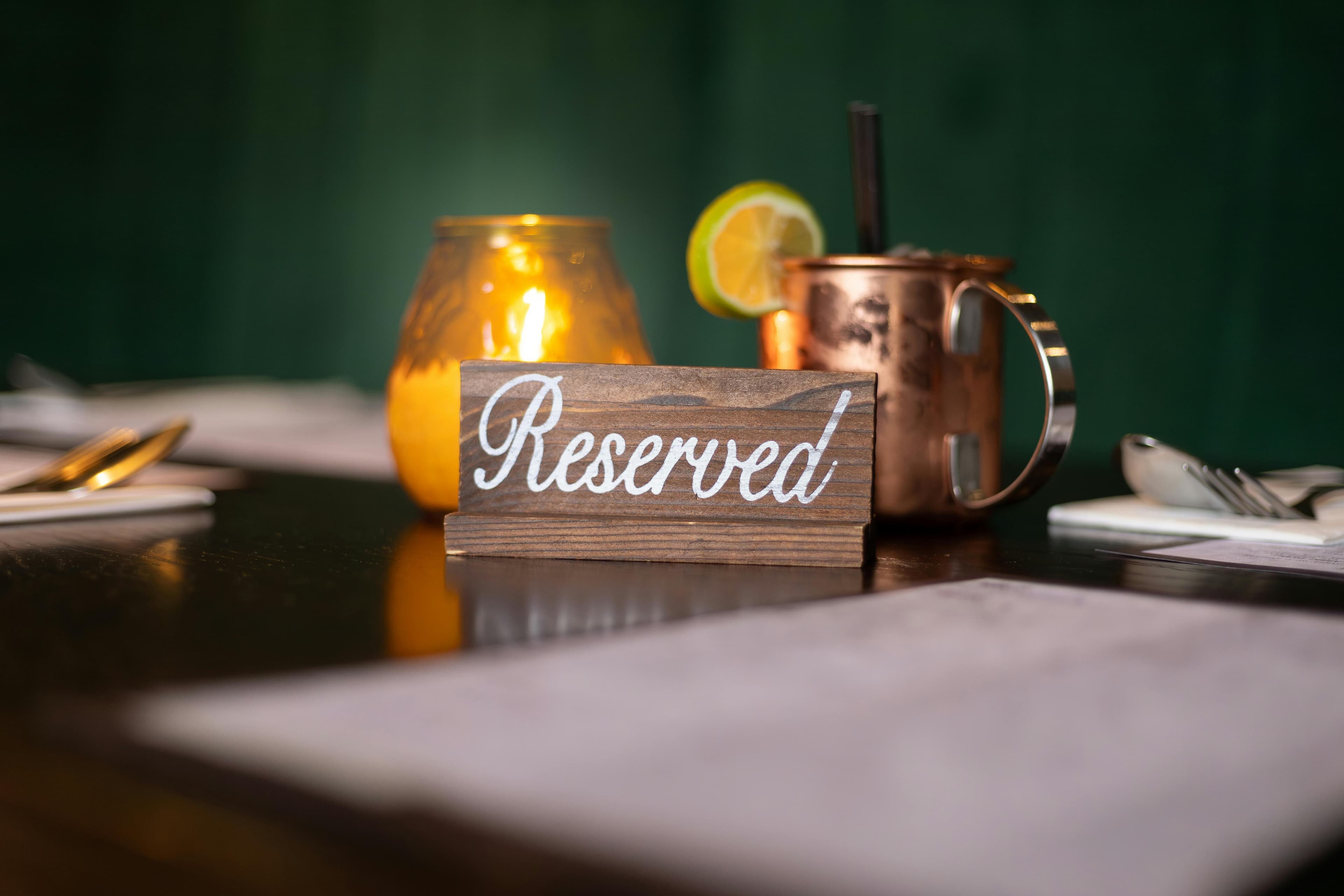 Private dining at The Limes Hotel — intimate setting for special occasions